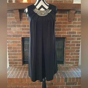 DRESS BARN BLACK SLEEVE LESS DRESS